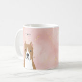 Staffordshire Bull Terrier Tasse (Vorderseite Links)