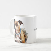 Staffordshire Bull Terrier The Gentle Guardian 🐾 Kaffeetasse (Vorderseite Links)