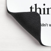 Staffordshire Bull Terrier Thing Mousepad (Ecke)