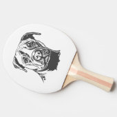 Staffordshire Bull Terrier Tischtennis Schläger (Seitenansicht)