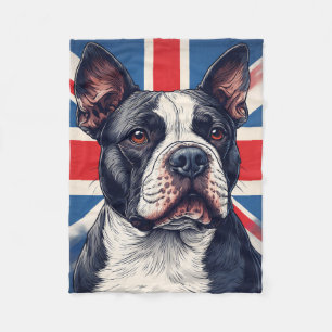 Staffordshire Bull Terrier Vereinigtes Königreich Fleecedecke