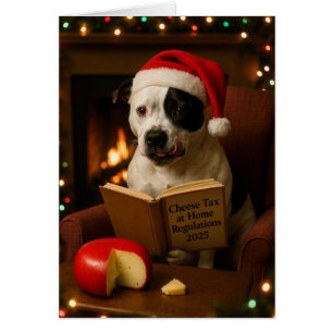 Staffordshire Bull Terrier Weihnachtskarte