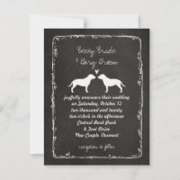 Staffordshire Bull Terriers Wedding Announcement