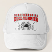 Staffordshire-Bullterrier COA-Rottext Truckerkappe (Vorderseite)