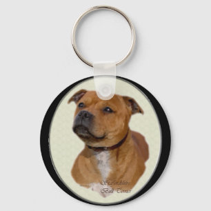 Staffordshire-Bullterrier-Geschenke Schlüsselanhänger
