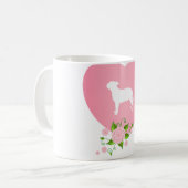 Staffordshire-Bullterrier Kaffeetasse (Vorderseite Links)
