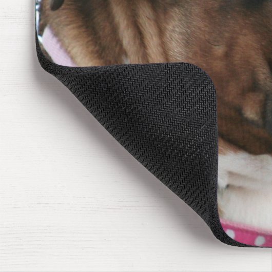 Staffordshire-Bullterrier mousepad (Ecke)