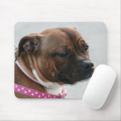 Staffordshire-Bullterrier mousepad (Mit Mouse)