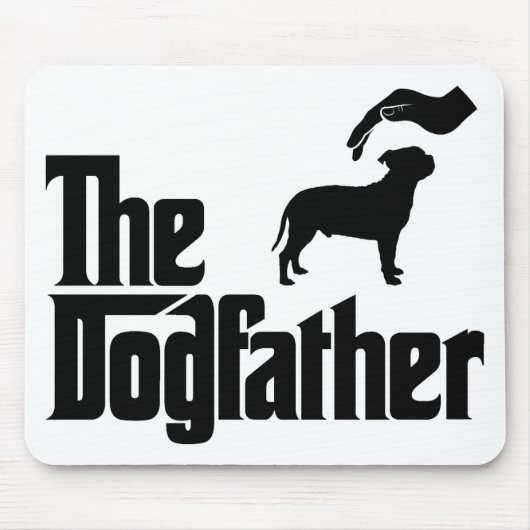 Staffordshire-Bullterrier Mousepad (Vorne)