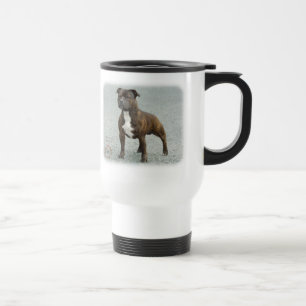 Staffordshire-Bullterrier Reisebecher