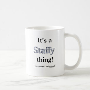 Staffordshire-Bullterrier-Sache Kaffeetasse