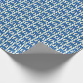 Staffordshire Cat Wrapping Paper Geschenkpapier (Ecke)