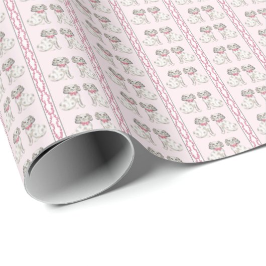 Staffordshire Dog Wrapping Paper Geschenkpapier (Rolleneckpunkt)