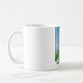 Staffordshire England Train Poster Kaffeetasse (Links)