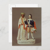 Staffordshire figure of Othello and Iago, c.1858 Postkarte (Vorne/Hinten)