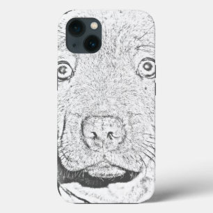 Staffordshire Puppy Pencil Zeichnend, iPhone 13 Ca Case-Mate iPhone Hülle
