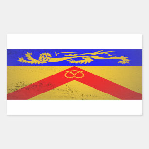 Staffordshire Rechteckiger Aufkleber