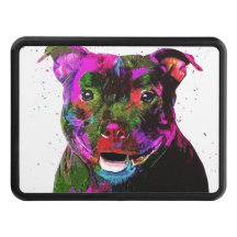 Staffordshire-Terrier-bunte Pop-Kunst