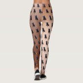 Staffordshire Terrier Oil Paint, Ladys Leggings (Rückseite)