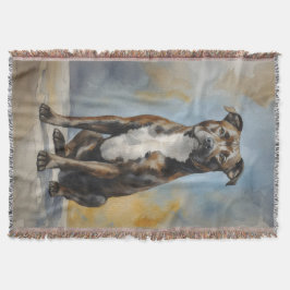 Staffordshire Terrier Portrait Decke