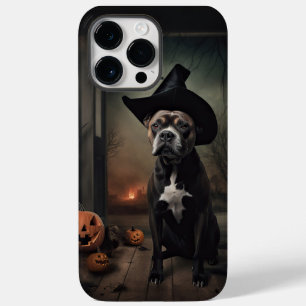 Staffordshire Terrier Pumpkins Halloween Beängstig Case-Mate iPhone 14 Pro Max Hülle