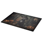 Staffordshire Terrier Pumpkins Halloween Beängstig Schneidebrett (Ecke)