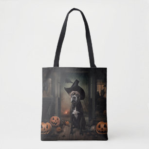 Staffordshire Terrier Pumpkins Halloween Beängstig Tasche