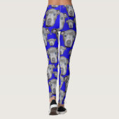 Stafforshire Bull Terrier Puppy Face, Leggings (Rückseite)