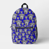 Staffy Bull Terrier Puppy Pattern, Bedruckter Rucksack (Vorderseite)