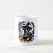 Staffy Dog Halloween Square Kaffeetasse (Mittel)