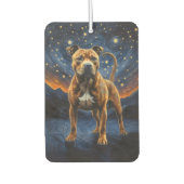 Staffy Dog Künstlerisch Autolufterfrischer (Vorderseite)