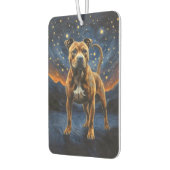 Staffy Dog Künstlerisch Autolufterfrischer (Links)