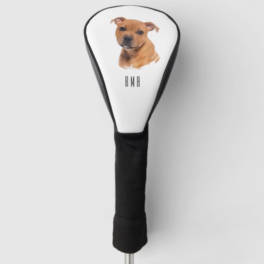 Staffy Golf Headcover (Vorderseite)