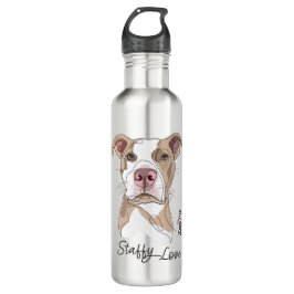 Staffy Liebe - Zani Mo Protection Edelstahlflasche