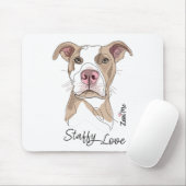 Staffy Liebe - Zani Mo Protection Mousepad (Mit Mouse)