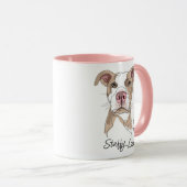 Staffy Liebe - Zani Mo Protection Tasse (VorderseiteRechts)