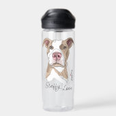 Staffy Liebe - Zani Mo Protection Trinkflasche (Rückseite)