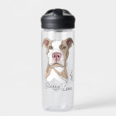 Staffy Liebe - Zani Mo Protection Trinkflasche (Vorderseite)