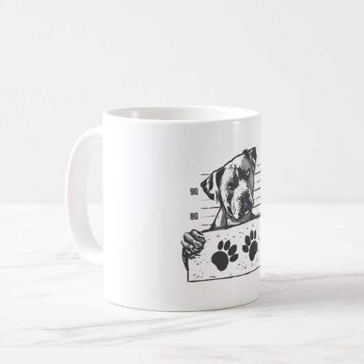 STAFFY MUGSHOT KAFFEETASSE (Vorderseite Links)