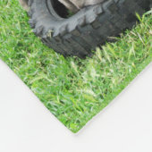 Staffy Playtime Small Fleece Blanket. (Ecke)