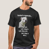 Staffy Staffordshire Bull Terrier lustige Begleite T-Shirt (Vorderseite)
