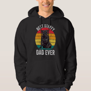 Staffy Vater Funny Vintag Staffordshire Bull Terri Hoodie