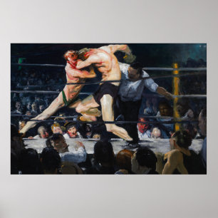 Stag an Sharkey's (1909) von George Wesley Bellows Poster