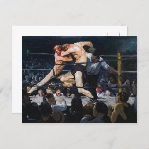 Stag an Sharkey's   George Bellows   Postkarte