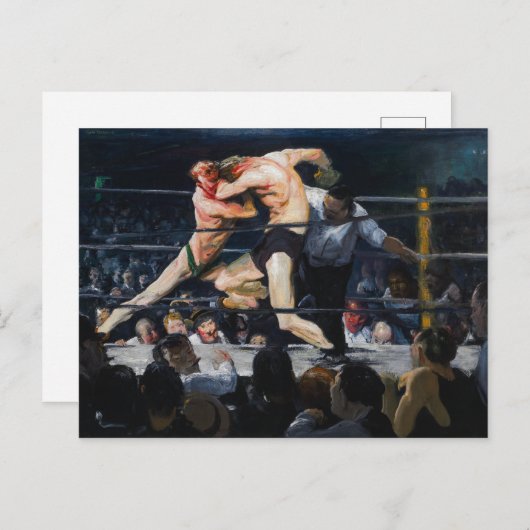 Stag an Sharkey's | George Bellows | Postkarte (Vorne/Hinten)