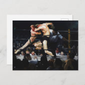 Stag an Sharkey's von George Bellows Postkarte (Vorne/Hinten)
