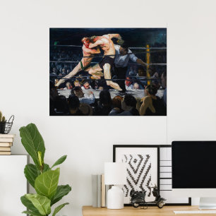 Stag at Sharkey's George Bellows Poster