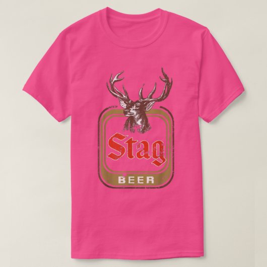 Stag Beer Vintag T-Shirt (Design vorne)