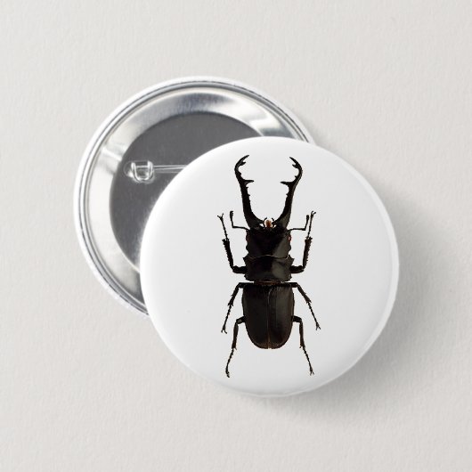 Stag Beetle Button (Vorne & Hinten)