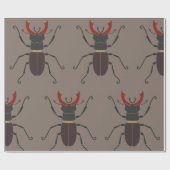 Stag Beetle Geschenkpapier (Flach)